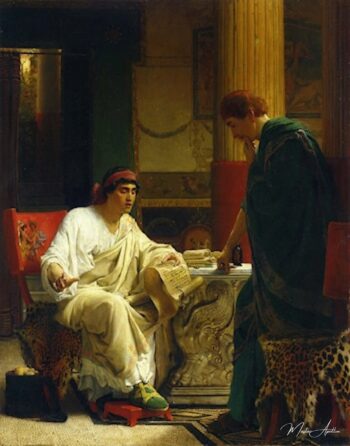 Vespasiano se entera por uno de sus generales de la toma de Jerusalén por Tito – Lawrence Alma-Tadema Lawrence Alma-Tadema 2025-05-13