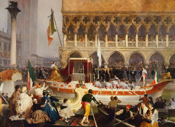 Víctor Manuel II entrando en Venecia, el 7 de noviembre de 1866 – Gerolamo Induno Gerolamo Induno 2025-03-15 2