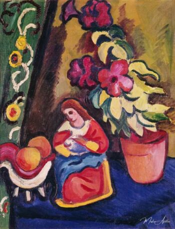 Vida con La Madonne (Petunia y manzanas) – August Macke August Macke 2025-05-13