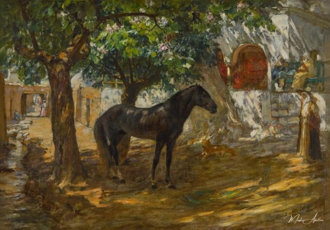 Aldea en el Sahara – Frederick Arthur Bridgman Frederick Arthur Bridgman 2025-03-16 2