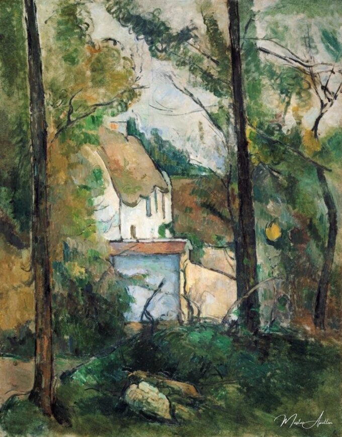 Vista a través de los árboles sobre una casa (Auvers) – Paul Cézanne Paul Cézanne 2025-03-21 2