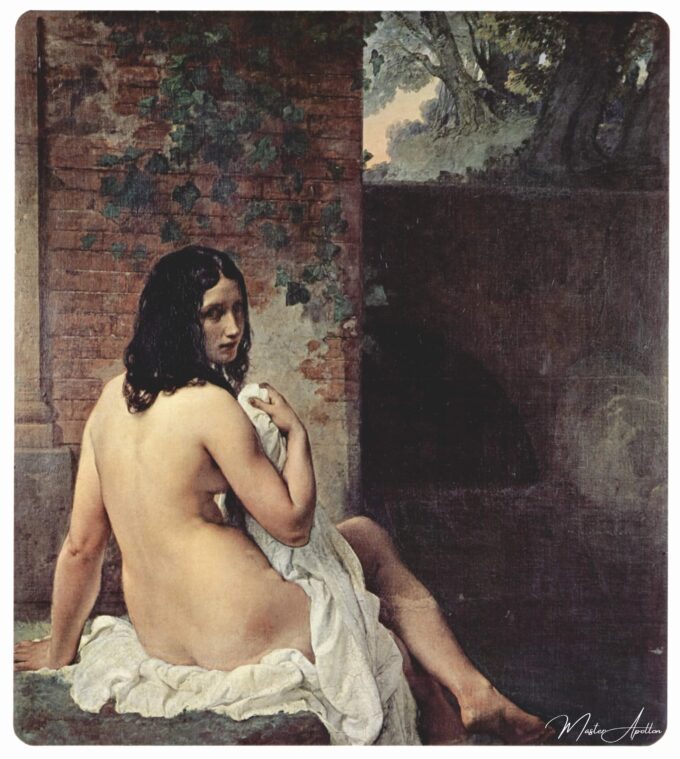 Vista de dos de una bañista – Francesco Hayez Francesco Hayez 2025-05-15
