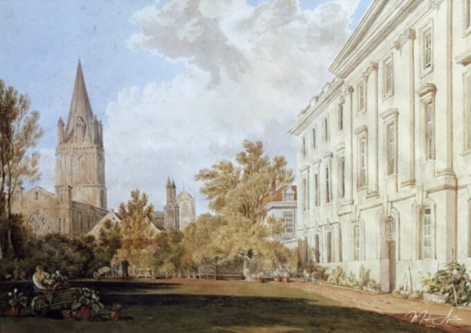 Vista de la catedral de la iglesia de Cristo y del jardín – William Turner William Turner 2025-03-15 2