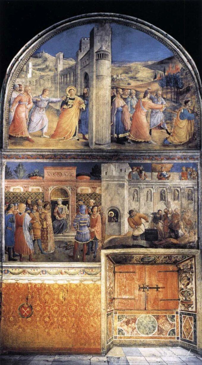Vista del muro este de la capilla – Fra Angelico Fra Angelico 2025-03-15 2