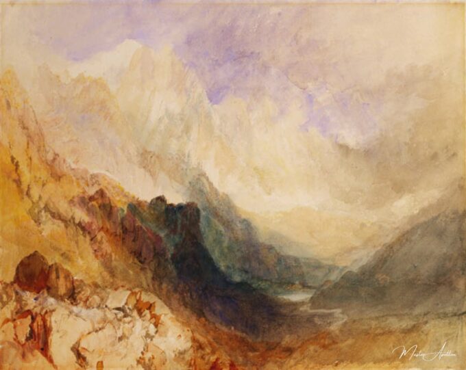 Vista a lo largo de un valle alpino – William Turner William Turner 2025-05-15