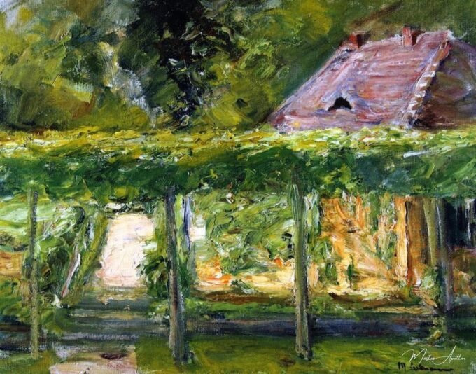 Vista de la alta cerca de tilo en el jardín después del oeste – Max Liebermann Max Liebermann 2025-03-15 2