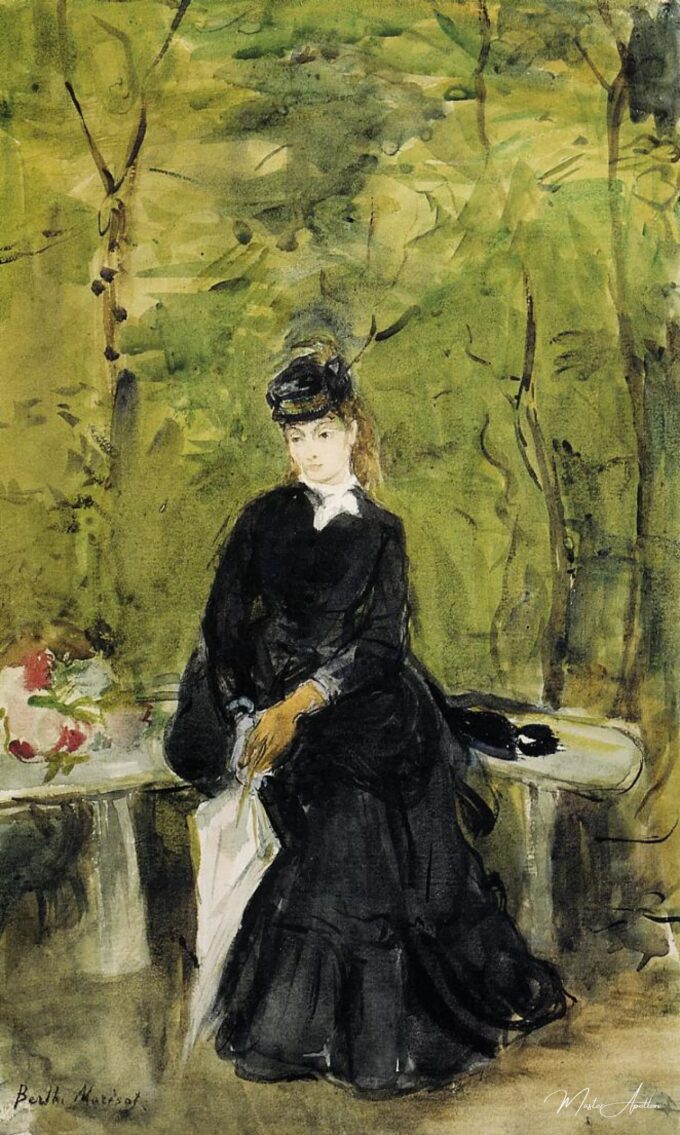 Young Lady Seated on a Bench – Berthe Morisot Berthe Morisot 2025-05-01